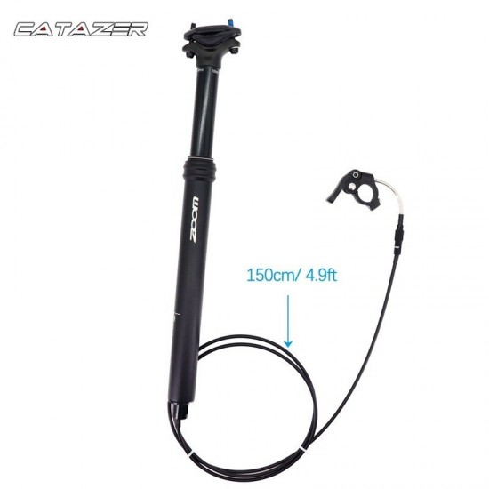 MTB Dropper Seatpost Height Adjustable Internal External Routing 100mm Travel Bike Dropper Seat Post 30.9/31.6mm Kindshock