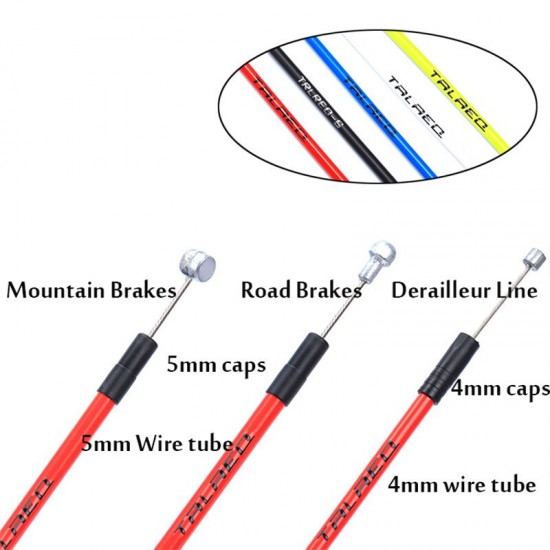 5mm Mountain Road Bicycle Brake Cable 4mm Shift Gear Derailleur Cable