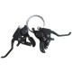 MTB Bicycle Shifters 7/8 Speed Mountain Bike Shifter Set Cycling Levers Shift Brake Levers 21 24 Speeds Black Bicycle Derailleur