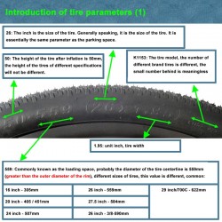 MTB Bicycle Tire 26/27.5/29er 60TPI Non-slip Folding Bead BMX Mountain Bike Bicycle Tire 26" Mountain Cycling Pneu Bike Tyres