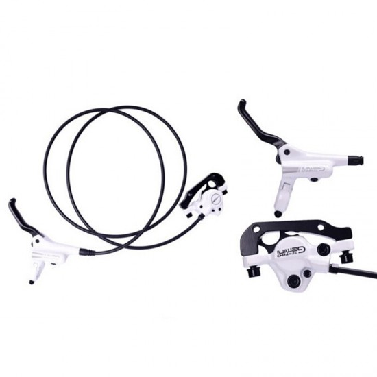 MTB HD-M500 Hydraulic Disc Brake Lever + Caliper Forged Aluminum Open System Dual Piston Confident Braking 305g/wheel
