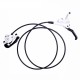 MTB HD-M500 Hydraulic Disc Brake Lever + Caliper Forged Aluminum Open System Dual Piston Confident Braking 305g/wheel