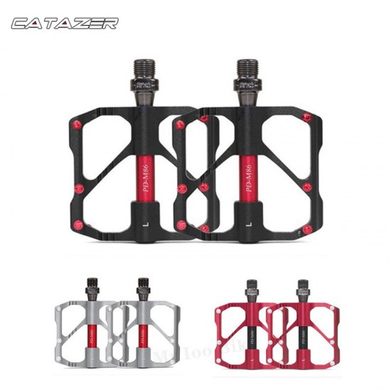 MTB Mountain Road Bicycle Bike Pedal Slip-resistant Ultra-light Aluminum Alloy 3 Ball Bearing Cycling Pedals Bicycle Pedal