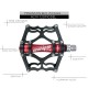 MTB Mountain Bike Pedals Aluminum Alloy CNC Bike Footrest Big Flat Ultralight Cycling BMX Pedal Bicycle Pedal