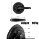 7/8 Speed Bike Crank Set 24/34/42T-48T 170mm Bicycle Crank Set Hollow Tooth Plate Bicycle Crankset Sprocket Bike Parts