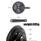 7/8 Speed Bike Crank Set 24/34/42T-48T 170mm Bicycle Crank Set Hollow Tooth Plate Bicycle Crankset Sprocket Bike Parts