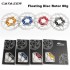 Mtb Disc Brake Rotor 160mm Road Bike Mountain Bike Floating Zipper Floating Disc Brake Rotor Pad Ultra Light with Screws