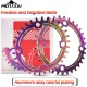 32T 34T 36T 38T 104BCD Aluminum Alloy Round Chainring Chainwheel Road Bicycle ChainRing Rainbow Color for MTB Mountain Bike