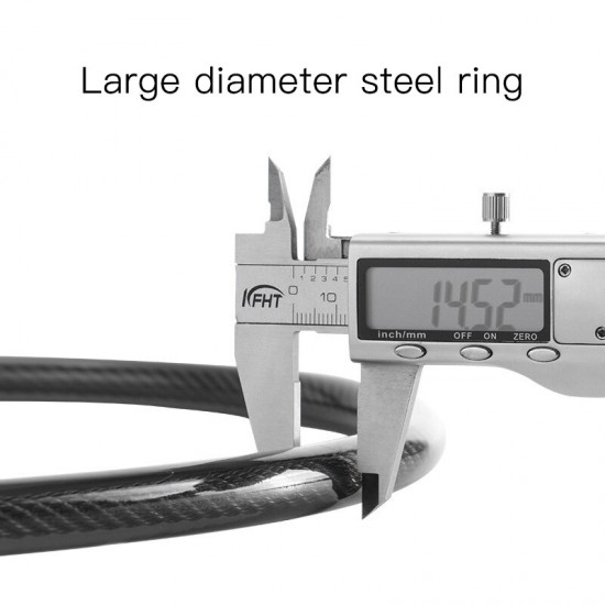 Outdoor Bike Bicycle Lock 1.8m Metal Anti-theft Electric Cable Lock Bike Accessories Security Reinforce MTB Road Motorcycle Lock