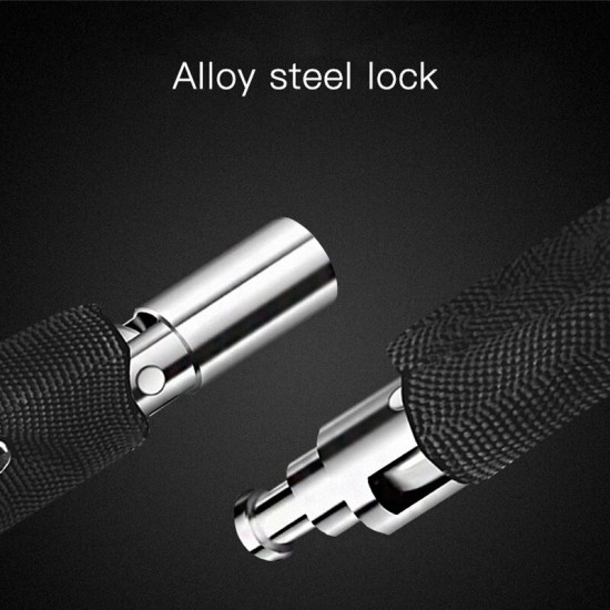 Outdoor Bicycle Lock Safe Metal Anti-Theft Bike Motorcycle Chain Lock Security Reinforced Bike Chain Locks Bicycle Accessories