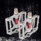 Flat Bike Pedals 3 Sealed Bearings Mountain Bike Pedals Wide Platforms Aluminum Alloy DU Pedal Bicycle Pedal