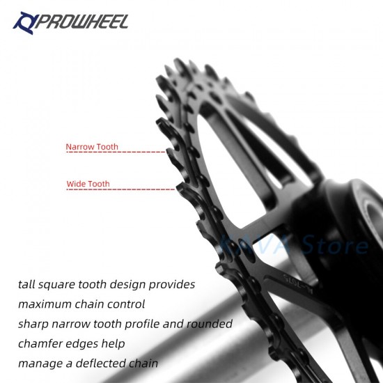 DMB Mountain Bike Crankset 170/175mm Crank GXP Narrow Wide Sprockets 32T 34T 36T 38T with Bottom Bracket BB