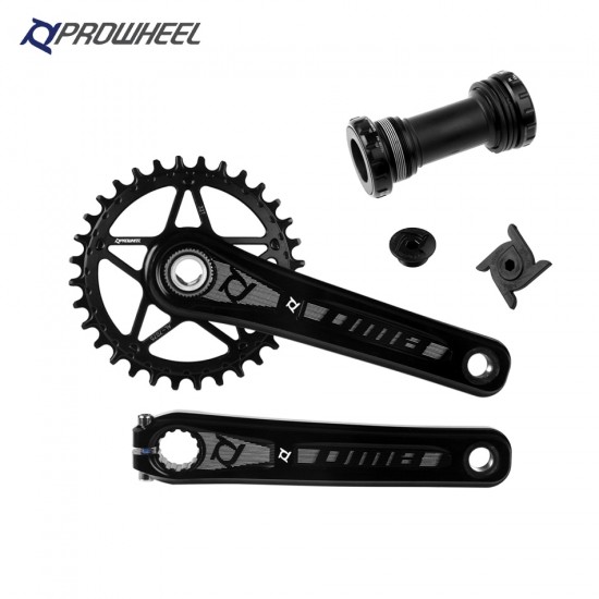 DMB Mountain Bike Crankset 170/175mm Crank GXP Narrow Wide Sprockets 32T 34T 36T 38T with Bottom Bracket BB