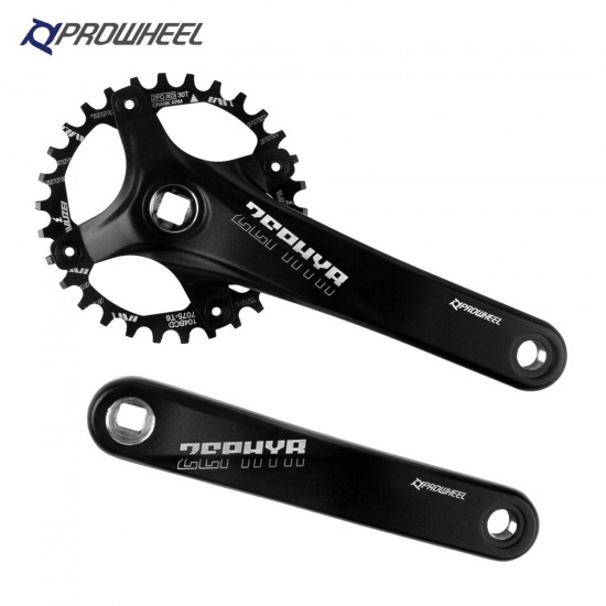 Bicycle Crank 04BCD MTB Bike Square Hole 170mm 175mm Crank 32T 34T 36T 38T Round Narrow Wide Sprockets with Chain Ring