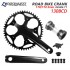 Road Crankset 170/172.5MM 130 BCD Narrow Wide Chainring 50/52/54/56/58/60T With bottom Bracket BB Aluminum alloy Cranks
