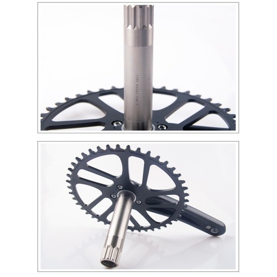 Road Bike Crank 9/10/11/12S 170/172.5mm Crank 40/42/44/46/48/50T GXP Chainring and BB Bottom bracket Bicycle crankset