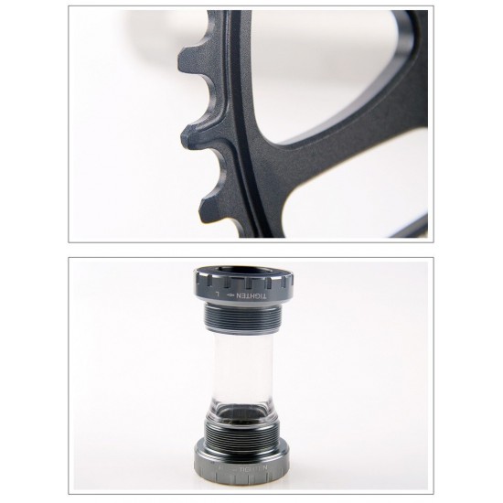Road Bike Crank 9/10/11/12S 170/172.5mm Crank 40/42/44/46/48/50T GXP Chainring and BB Bottom bracket Bicycle crankset