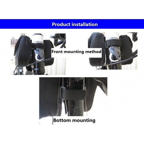 Riding Cycling Bag Water Resistant Cycling Bike Top Tube Bag Bicycle Front Frame Pannier Pouch Carrier 2018