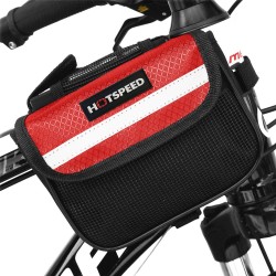 Riding Cycling Bag Water Resistant Cycling Bike Top Tube Bag Bicycle Front Frame Pannier Pouch Carrier 2018