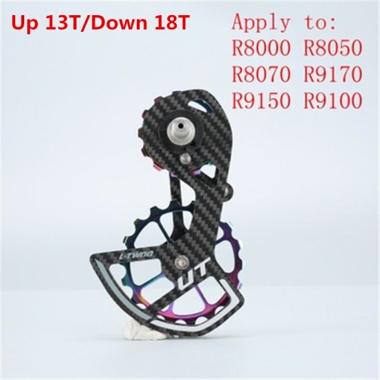 Road Bicycle 17T/18T Bicycle Carbon Ceramic Rear Derailleur Pulley For 6800 R7000/R8000/R9100/R9000 Cycling Accessories