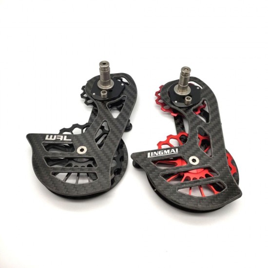 Road Bicycle 17T/18T Bicycle Carbon Ceramic Rear Derailleur Pulley For 6800 R7000/R8000/R9100/R9000 Cycling Accessories