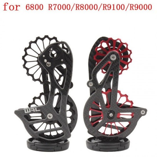 Road Bicycle 17T/18T Bicycle Carbon Ceramic Rear Derailleur Pulley For 6800 R7000/R8000/R9100/R9000 Cycling Accessories