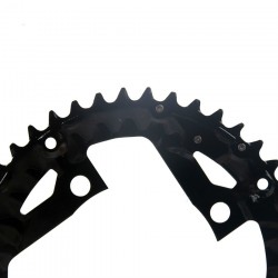 Round Chainring 64/96/104BCD Mountain Bike Chainwheel 22/24/30/32/40/42/44T Crankset steel al Alloy Tooth plate Parts
