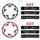 Round Narrow Wide Chainring Road bike bicycle 130BCD 50T 52T 54T56T 58T 60T crankset Tooth plate Parts 130 BCD