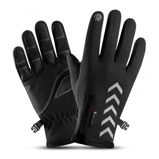 S-XXL Outdoor Sport Rijden Handschoenen Winter Heren Warme En Wind-Proof Waterdichte Handschoenen Antislip Touch Screen Ski rijhandschoenen