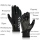 S-XXL Outdoor Sport Rijden Handschoenen Winter Heren Warme En Wind-Proof Waterdichte Handschoenen Antislip Touch Screen Ski rijhandschoenen