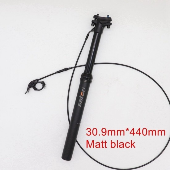 Satori Height Adjustable Seatpost Dropper 150mm Travel 30.9/31.6mm*460mm Internal Cable Wire Remote Control Bicycle Air Seat