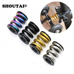 Titanium Alloy Spring Rear Shock Absorber for Brompton BMX Amortizer Bicycle Parts 4 Colors Bike Rear Shocks