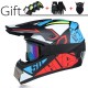 Sturen 3 Stuks Gift Motorhelm Kinderen Off-Road Helm Bike Downhill Am Dh Cross Helm Capacete Motocross Casco