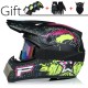 Sturen 3 Stuks Gift Motorhelm Kinderen Off-Road Helm Bike Downhill Am Dh Cross Helm Capacete Motocross Casco