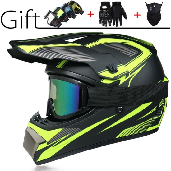 Sturen 3 Stuks Gift Motorhelm Kinderen Off-Road Helm Bike Downhill Am Dh Cross Helm Capacete Motocross Casco