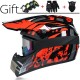 Sturen 3 Stuks Gift Motorhelm Kinderen Off-Road Helm Bike Downhill Am Dh Cross Helm Capacete Motocross Casco