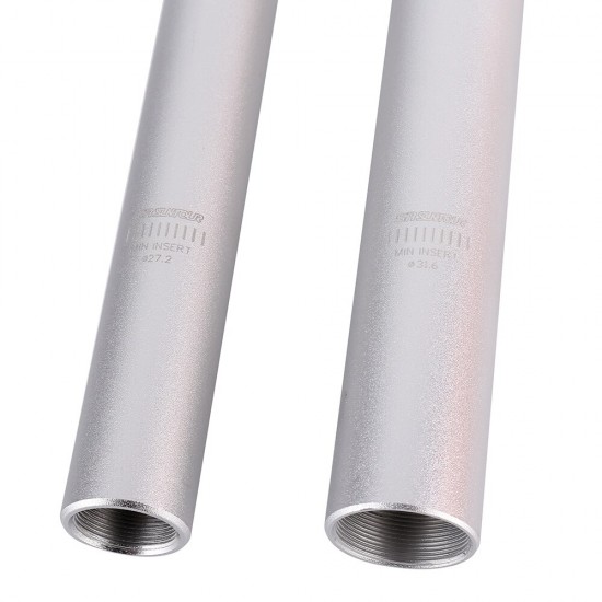 Suntour NCX 27.2 31.6 27.2mm/31.6mm*350mm Sliver Black Seatposts Bicycle Damping Suspension Seatpost Mountain Bike Seat Post