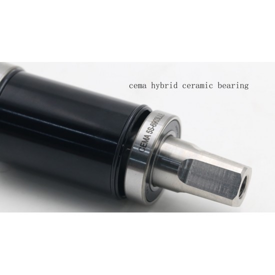 Titanium  BSA english threaded square taper bottom bracket 119mm for brompton 148g