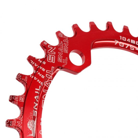 Ultralight 104mm BCD 30T 32T 34T 36T 38T A7075 Alloy Mountain Bike MTB Chain ring Chain wheel Bike Crankset Chain ring