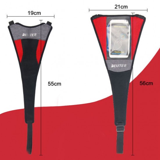 Universele Zweet Cover Waterdichte Bike Turbo Trainer Zweet Road Mountain Fiets Absorberen Guard Band Netto Cover Met Telefoon Pouch