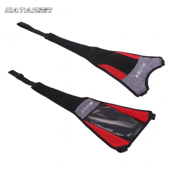 Universele Zweet Cover Waterdichte Bike Turbo Trainer Zweet Road Mountain Fiets Absorberen Guard Band Netto Cover Met Telefoon Pouch