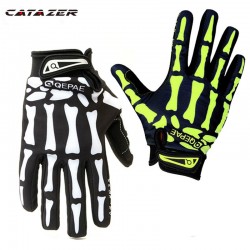 Volledige Finger Skull Handschoenen Skelet Patroon Fiets Fietsen Motorcycle Motorbike Racing Rijden Handschoenen Fietsen Mitten