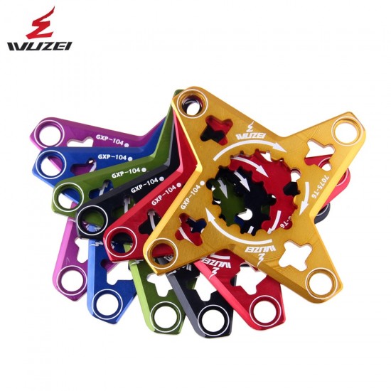 WUZEI MTB mountain bike crank adapter GXP to BCD104mm spider Adapter For SRAM XX1 X0 X9 Crank Convert Protector 1 x System Speed