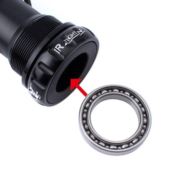 Mountain Road Bike Fixed Gear Bicycle BB Thread Press-In Steel ball Bearing 37*25*7 Central Axis 68-73 90-92