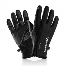 Winter Winddicht Fietsen Handschoenen Volledige Vinger Thermische Warm Fiets Handschoenen Waterdicht Touch Screen Fiets Handschoenen Mannen Vrouwen