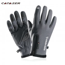 Winter Winddicht Fietsen Handschoenen Volledige Vinger Thermische Warm Fiets Handschoenen Waterdicht Touch Screen Fiets Handschoenen Mannen Vrouwen