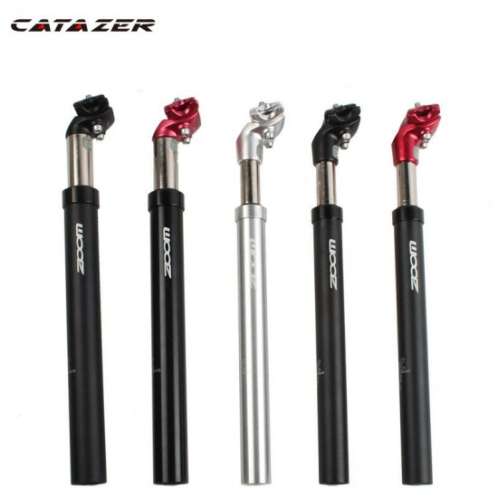 ZOOM Suspension Travel Bicycle Seatpost 350mm * 27.2/28.6/30.0/30.4/30.8/31.6 /33.9 Bicycle Seat Post for Suntour Bike Seatpost