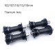 Bicycle Square Bottom Bracket 103/107/110/113/119mm for Brompton Folding Bike Ultralight Titanium