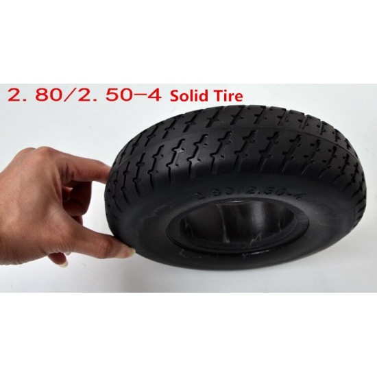 2.80/2.504 Tire 9 Inch Electric Scooter Trolley Trailer Solid Tyre Without Inner Tube Tyre and