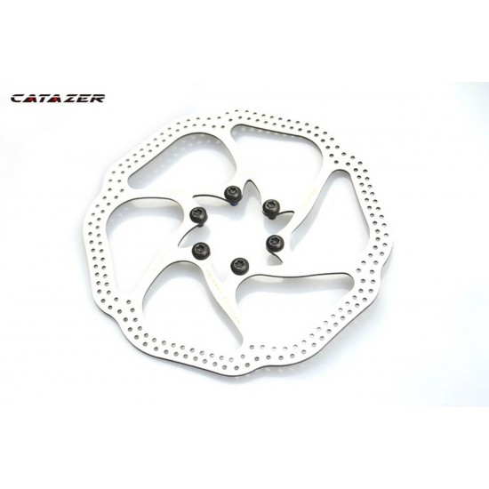 Catazer Bicycle Rotor 160mm/180mm Disc BrakeRotors Incl Screw for AVID HS1